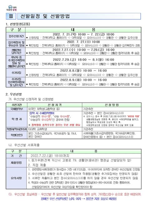 2022학년도 2학기 생활관 신규 모집안내특성화캠퍼스 재학생학부·대학원 복학예정학생 및 대학원신입생 특성화캠퍼스