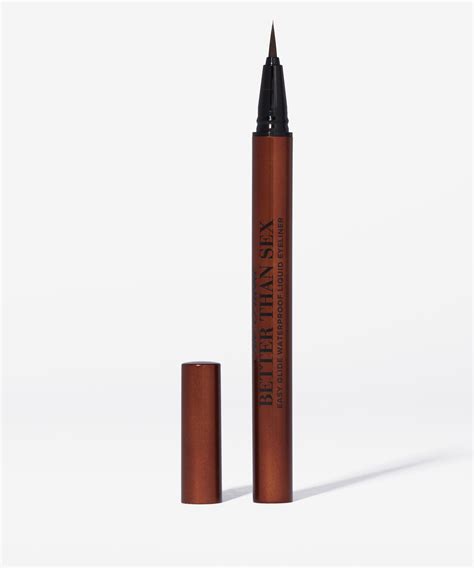 Too Faced Better Than Sex Easy Glide Waterproof Liquid Eyeliner Chocolate At Beauty Bay