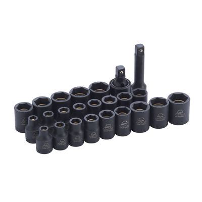 Drive Adv Piece Metric Sae Magnetic Point Impact Socket Set