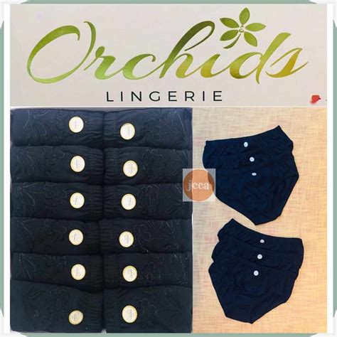 ORCHIDS C Black W Plain Tw Bikini Tv Panties Tf Ym Quality J Cotton J