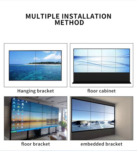 Super Narrow Bezel 3x3 Lcd Video Wall Conference Display