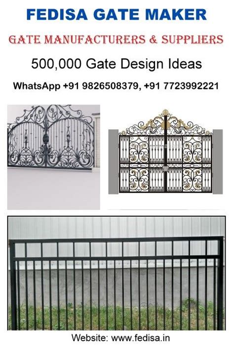 House Gate Design, Fence Design, Gate Ideas, Main Gate, Outdoor ...