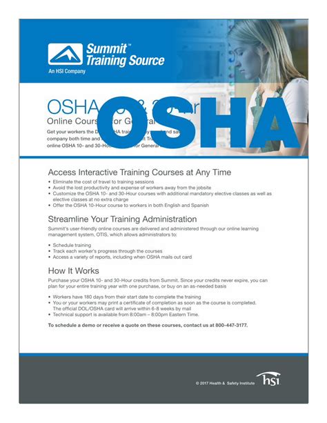 Pdf Osha 10 And 30 Hr Osha Clmi Safety Training · Osha 10 And 30 Hr