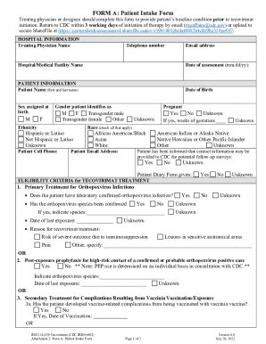 Fillable Online Online Visual Paradigm Compatient Intake FormPatient