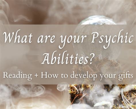 Psychic Abilities Reading What Are My Psychic Abilities Am I - Etsy ...