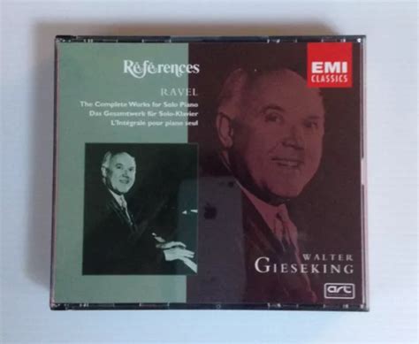 RAVEL L INTÉGRALE POUR Piano Seul Walter Gieseking Coffret 2 Cd EUR