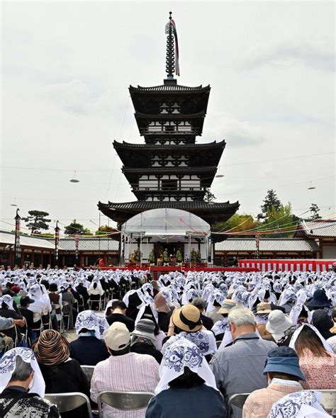 薬師寺東塔で修理完了を祝う落慶法要 写真特集88 毎日新聞