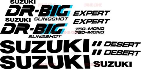 Suzuki Dr Logos Decals Stickers And Graphics Mxgone Best Moto Decals