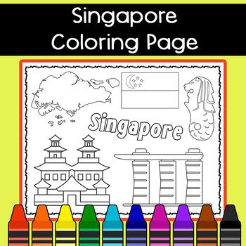 singapore national day coloring pages