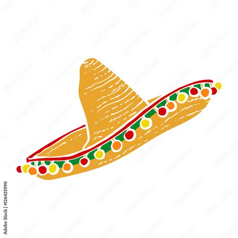 Mexican Sombrero Vector