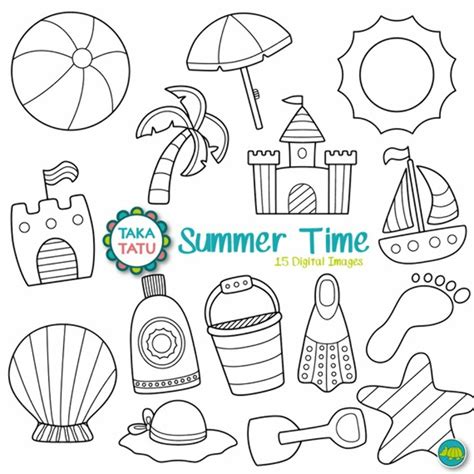 Download High Quality black and white clipart summer Transparent PNG Images - Art Prim clip arts ...