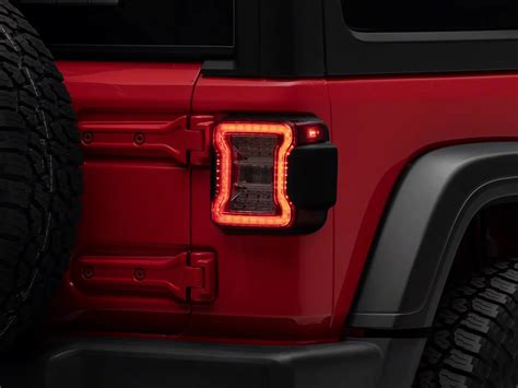 Raxiom Jeep Wrangler LED Tail Lights Clear Housing Clear Lens J181426