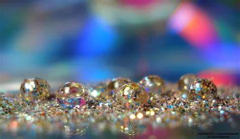 Glitter Water Drops By Lindahabiba On Deviantart