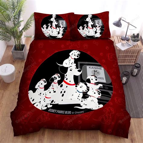 101 Dalmatians Red Pattern Bed Sheets Duvet Cover Bedding Sets Please Note This Is A Duvet