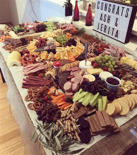 Homemade Grazing Table Food Wedding Appetizers Party Food