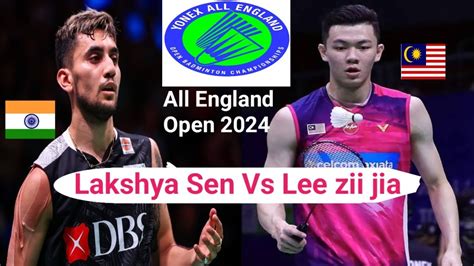 Lakshya Sen Ind Vs Lee Zii Jia Mal All England Open Quarter