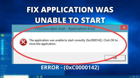 Fix Error Xc Application Was Unable To Start Correctly