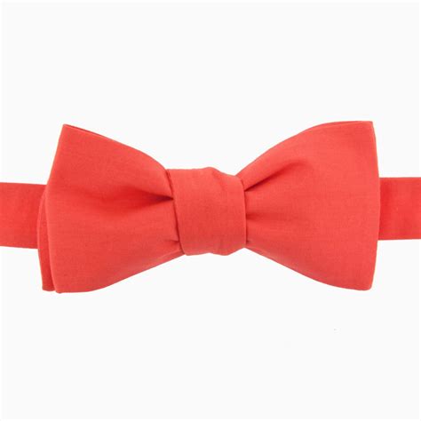 Coral Bow Tie