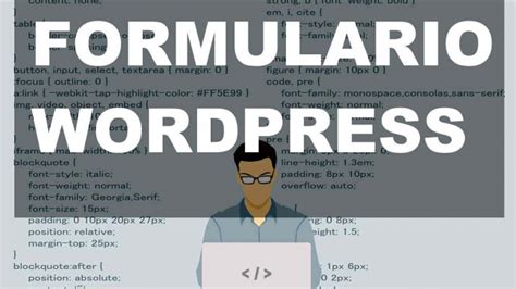 Crear Un Formulario De Contacto En Wordpress Contact Form