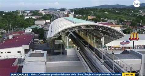 Metro de Panamá Metro Comienzan pruebas del ramal de la Línea 2 hacia