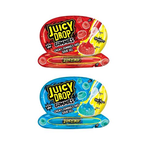 Juicy Drop Juicy Drop Gummies Chewy Gummies And Sour Gel 57g Candy