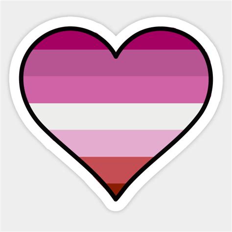 Lesbian Pride Lesbian Sticker TeePublic