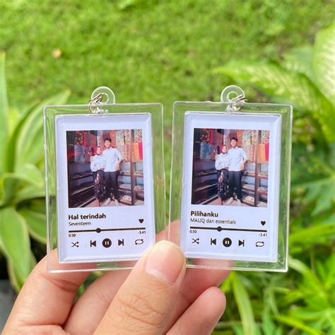 Jual Gantungan Kunci Akrilik Spotify Ganci Album Korea Ganci Foto