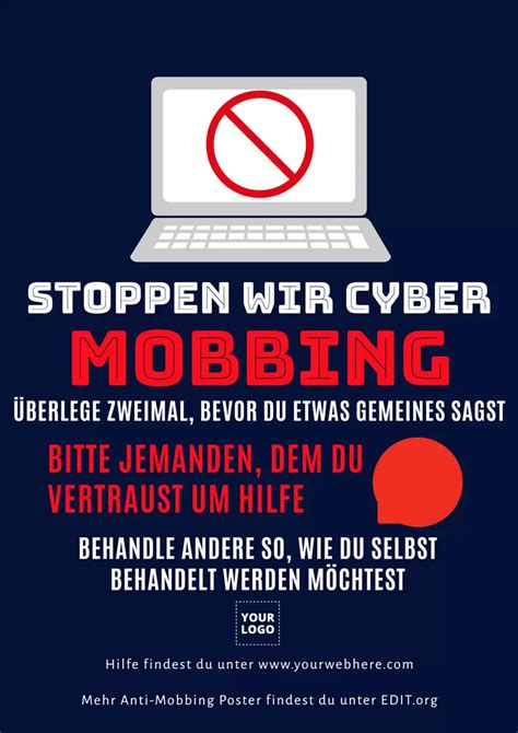 Kostenlose Anti Mobbing Poster für Schulen