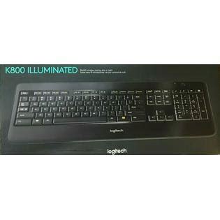 Logitech - K800 - Wireless Illuminated Keyboard - Black - WGL-03