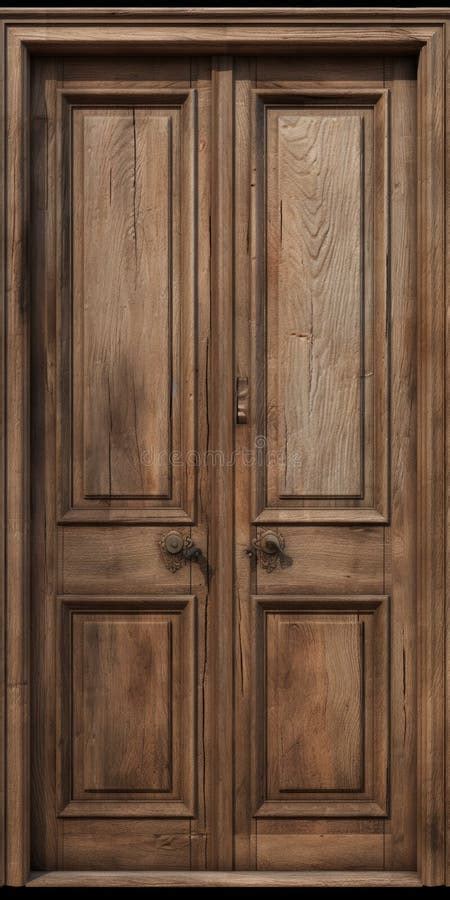 Free Download: Realistic Wood Door Psd Images with Detailed Texture ...