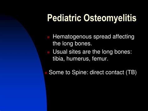 Ppt Osteomyelitis Powerpoint Presentation Free Download Id4656555