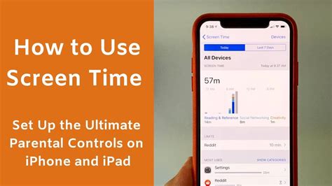 How To Use Screen Time Set Up Iphone And Ipad Parental Controls Youtube