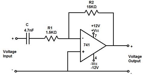 How To Build An Active High Pass Filter Circuit With An Op Amp