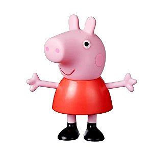 Boneco Peppa Pig Geoge Pig Articulado 13cm F6159 Hasbro Real