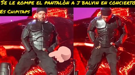 Se Le Rompe El Pantal N A J Balvin En Pleno Concierto De Espa A Youtube