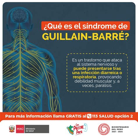 Campaña de prevención del síndrome de Guillain Barré SGB Campañas