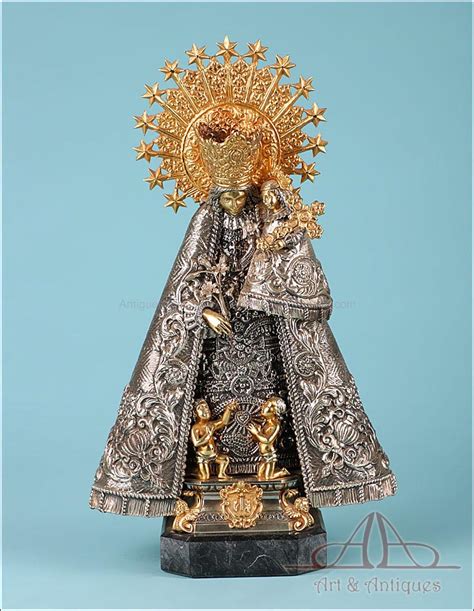 Virgen De Los Desamparados En Plata Patrona De Valencia Pir Orfebres