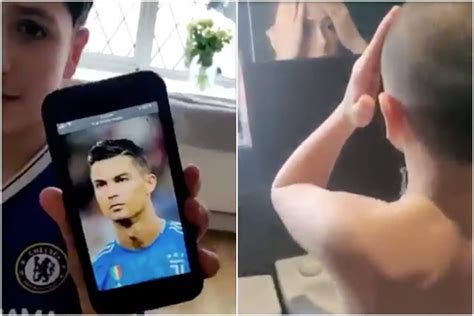 Chiede Un Taglio Di Capelli Alla Ronaldo Il Padre Gli Fa Uno Scherzo