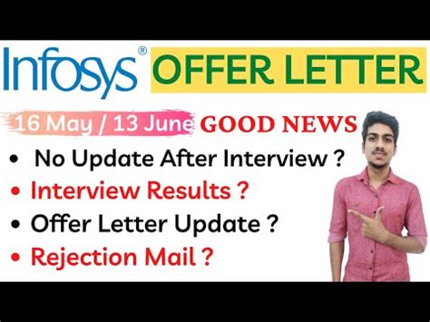 Infosys Interview Results Infosys Offer Letter 2021 Infosys Survey