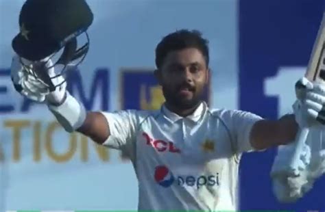 Watch Saud Shakeel Becomes St Pakistan Batter To Hit Double Hundred