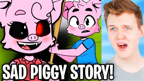 Lankybox Reacts To Sad Piggy Animation Emotional Youtube