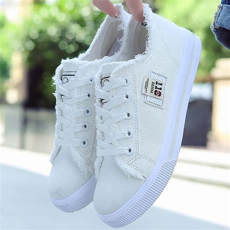 Cheap Cyfmyd Canvas Shoes For Girls Sneakers Classic Breathable Shoes