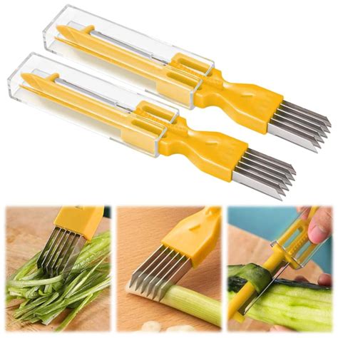 KFIWSZC 2 In 1 Silk The Stainless Steel Chopped Green Onion