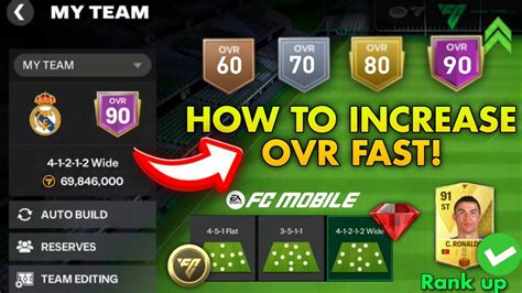 HOW TO INCREASE TEAM OVR IN FC MOBILE TIP TRICKS 90 OVR TEAM UPGRADE