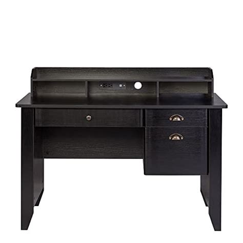 Find the Best Black Secretary Desk with Hutch for Your Office Space