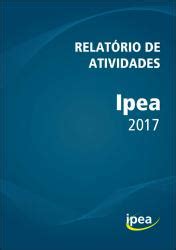 Reposit Rio Do Conhecimento Do Ipea Relat Rio De Atividades Ipea