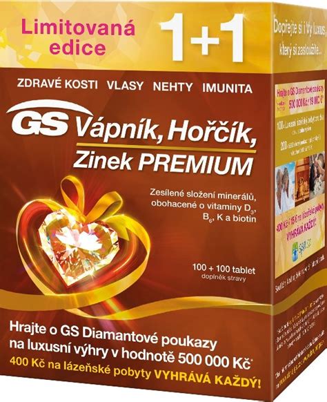 Gs V Pn K Ho K Zinek Premium Tablet D Rek