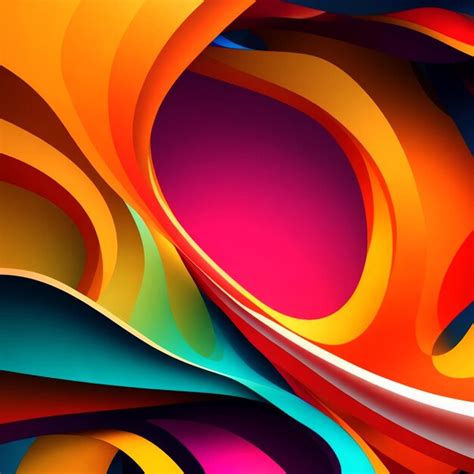 Colorful Abstract Organic Background Wallpaper Design Generative AI