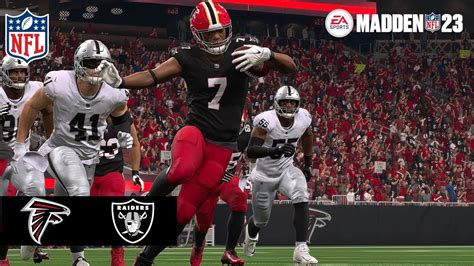 Madden 23 Falcons Vs Raiders Full Simulation 2023 Madden 24 Updated