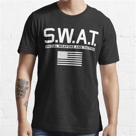 S W A T Special Weapons And Tactics T Shirt For Sale By Enigmaticone Redbubble